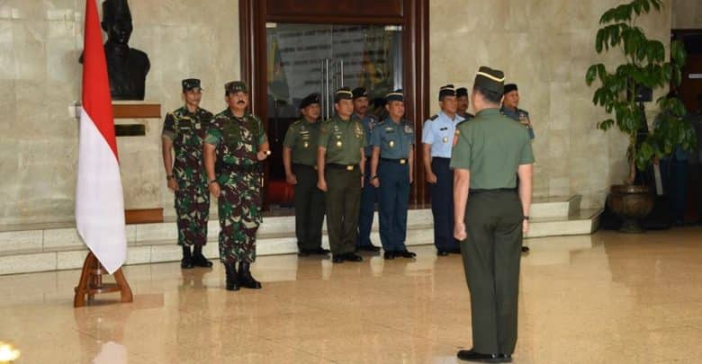 Ada 28 Orang Perwira Tinggi TNI Naik Pangkat Dan Dilantik Hari Ini