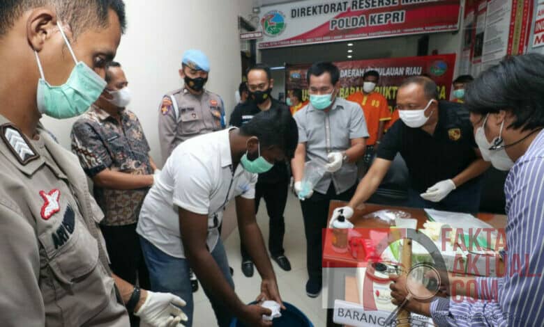 Polda Kepri Musnahkan Narkoba, Selamatkan Generasi Indonesia
