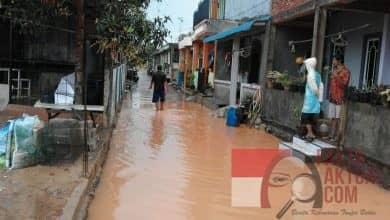 Banjir Dilokasi Kavling Punggur Diduga Akibat Cut and Fill PT. Kaliban
