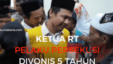 Photo of Divonis 5 Tahun, Ketua RT Pelaku Persekusi Cengeng Dan Tidak Bermoral