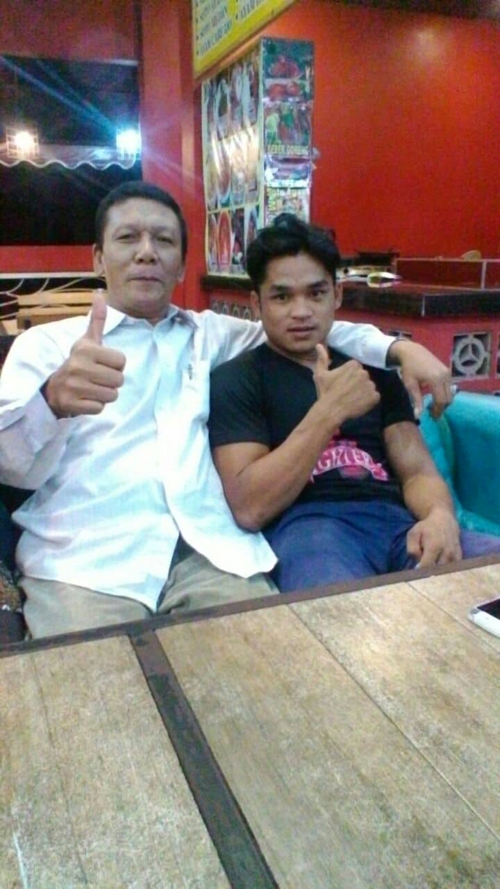 Photo, JK Saragih bersama Gamal Purba ketua DPC Perindo Kecamatan Nongsa, Batam
