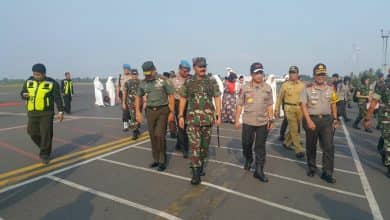 Panglima TNI dan Kapolri Tiba di Bandara Radin Inten II Lampung