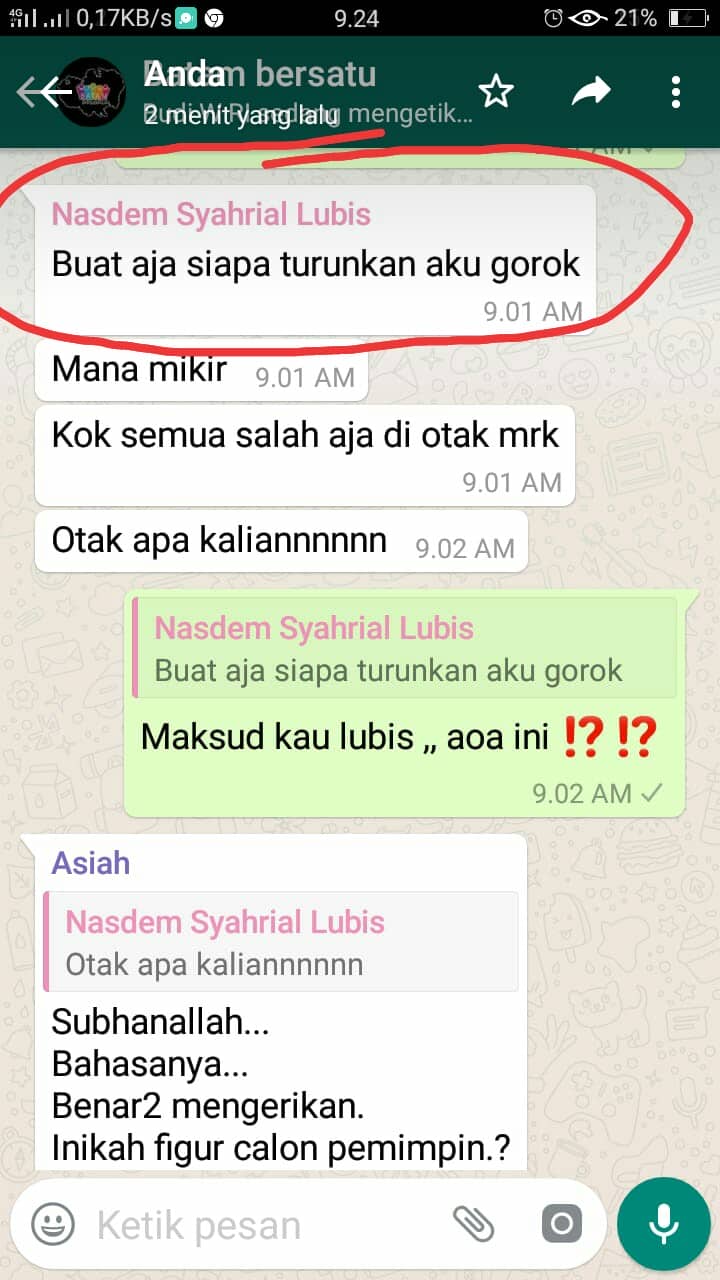 Perlu ditangani oleh pihak yang berwajib dalam pelanggaran dan pengancaman.