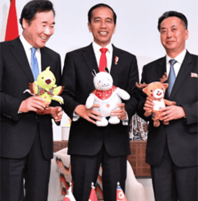 Terima 2 Pemimpin Korea, Presiden Jokowi: Asian Games 2018 Jadi Momen Penting Perdamaian