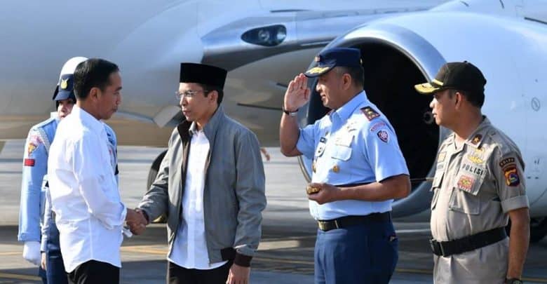 Tak Henti Kerja, Sore Ini Jokowi Tiba Di Lombok Dan Akan Nginap Di Tenda Pengungsi