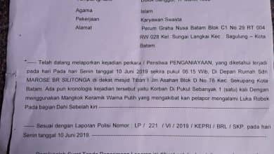 Alasan “Klasik” Penangguhan Penahanan Oleh Polsek Sekupang, Kanit: Akan Kita Pertimbangkan