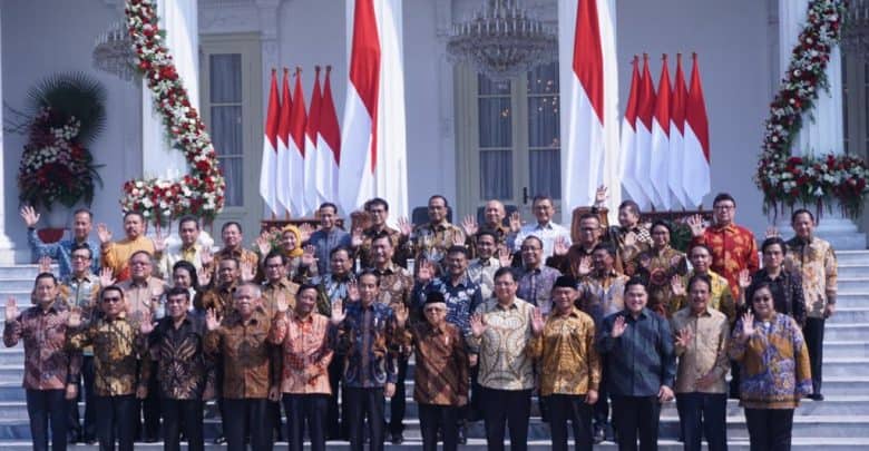 Nama-Nama Kabinet Indonesia Maju Dalam Kepemimpinan Jokowi Ke II