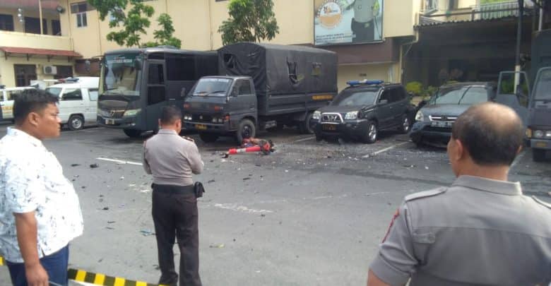 Bunyi Ledakan Keras Terdengar Di Mapolda Medan, Diduga Bom Bunuh Diri