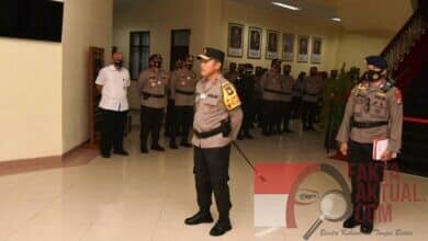 Kapolda Kepri Lakukan Apel Persiapan Pengamanan Pilkada Dan Test Swab Kepada Anggotanya