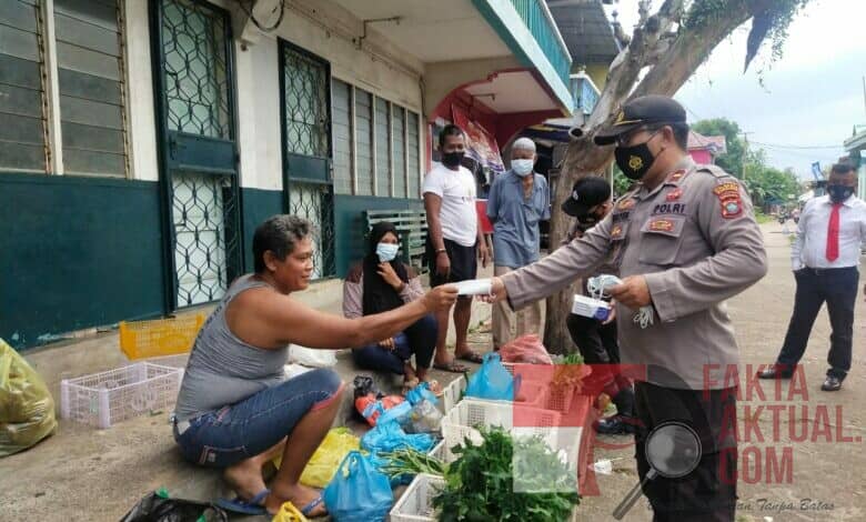 Polsek Bulang Beri Himbauan Prokes Dalam Operasi Yustisi