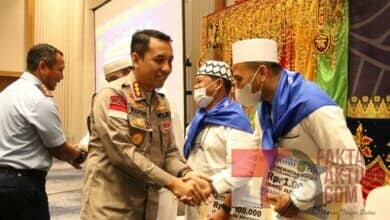 Kapolresta Barelang Hadiri Kegiatan Pelepasan Calon Jamaah Haji Kota Batam Tahun 2022
