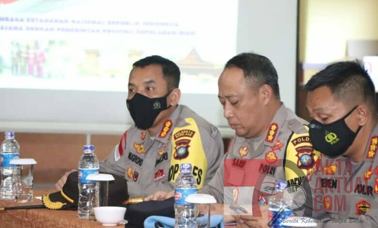 Kapolresta Barelang Hadiri  Acara Focus Group Disccussion (FGD) Lemhanas RI di Batam