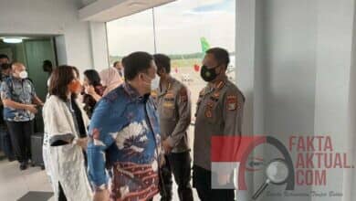 Polsek Kawasan Bandara Hang Nadim Kawal Kepala BNN di Terminal VVIP
