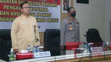 Rapat Intensifikasi Penguatan Sinergitas Dan Sosialisasi Aplikasi Fitut Dumas Presisi Bersama Pengawas Eksternal