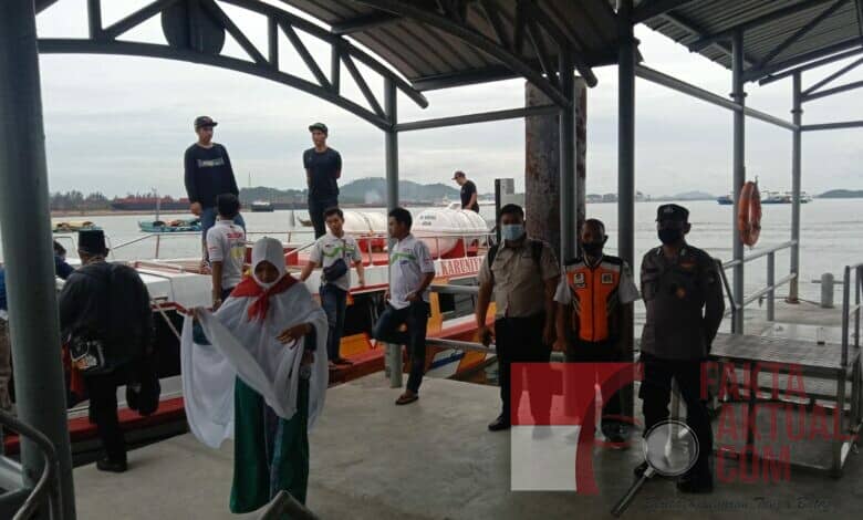 Polsek Kawasan Pelabuhan Batam Beri Pengamanan Kepulangan Jamaah Haji
