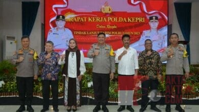 Kapolda Kepri Pimpin Rapat Kerja Lanjutan, Penjabaran Rapim Polri Tahun 2023