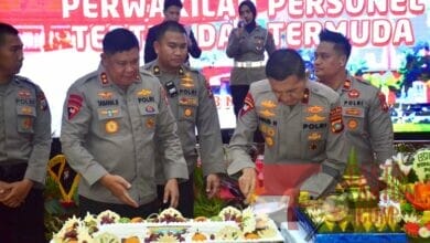 Seremoni Ultah Polda Kepri Ke-18 Ditangan Kapolda Baru
