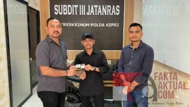 Subdit 3 Jatanras Ditreskrimum Polda Kepri Kembalikan Sepeda Motor Kepada Pemiliknya