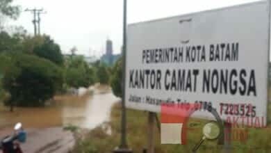 Kantor Camat Nongsa Langganan Banjir, Kemana Anggaran Emergency Dan CSR Perusahaan