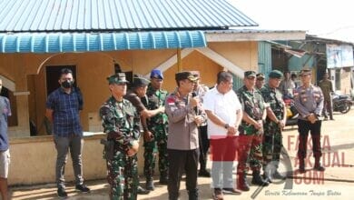 Kapolresta Barelang bersama FKPD Kota Batam, Peletakan Batu Pertama Pos Pengamanan Terpadu Simpang DAM Kapolresta Barelang bersama FKPD Kota Batam, Peletakan Batu Pertama Pos Pengamanan Terpadu Simpang DAM
