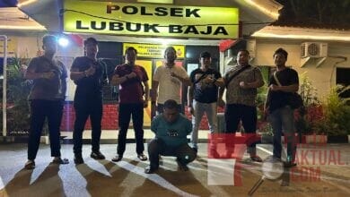 Unit Reskrim Polsek Lubuk Baja Amankan Pelaku Pencurian