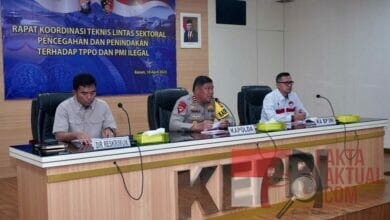 Rapat Teknis Lintas Sektoral Dalam Pencegahan Dan Penindakan TPPO Dan PMI Ilegal di Polda Kepri