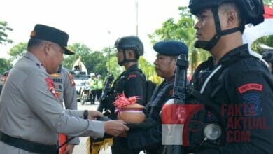 Pemulihan Nilai-Nilai Luhur Tribrata Dihari Bhayangkara Ke-77, Polda Gelar Upacara Pemulihan Nilai-Nilai Luhur Tribrata Dihari Bhayangkara Ke-77, Polda Gelar Upacara