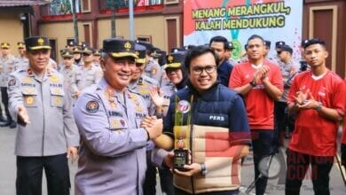 Wujudkan Pemilu Damai 2024, Polri Bersama Wartawan Gelar Bhayangkara Presisi Seven Soccer Cup