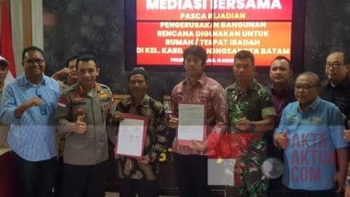 Mediasi Polisi: Hasilkan Kesepakatan Damai, Dalam Kasus Perusakan Bangunan Gereja Didaerah Punggur Batam