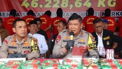 Kapolda Kepri Gelar Konferensi Pers Pemusnahan Narkotika Jenis Sabu 