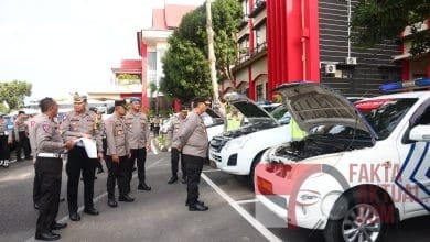 Wakapolda Kepri Pemeriksaan Ranmor dan Ransus Mengawali Pemilu 2024