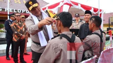 Upacara Pembukaan Pendidikan Bintara Polri Oleh Polda Kepri di Tanjung Batu