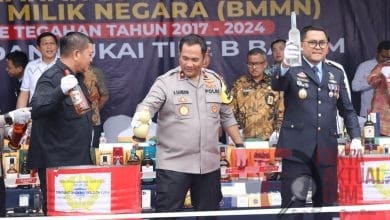 Wakapolda Kepri Hadir Dalam Apel Khusus Bea Cukai Ke 78 Dan Pemusnahan BMMN di Batam