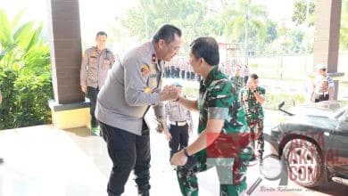 Kapolda Kepri Terima Kunjungan Pangdam I/BB Mayjen TNI Mochammad Hasan