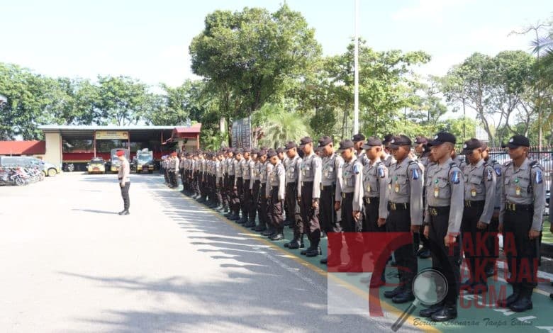 Polresta Barelang Gelar Apel Serah Terima Siswa Latja Diktukba Polri Gelombang II T.A 2024 SPN Polda Kepri