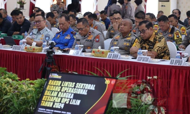 Polda Kepri Gelar Rakor Lintas Sektoral Operasi Lilin Seligi 2024