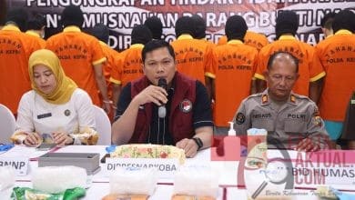 Ungkap 22 Kasus Narkoba Periode Januari Serta Pemusnahannya di Polda Kepri Ungkap 22 Kasus Narkoba Periode Januari Serta Pemusnahannya di Polda Kepri