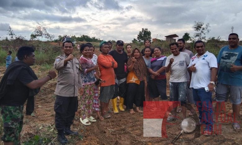 Polsek Nongsa Bersama Warga Kelurahan Kabil Wujudkan Ketahanan Pangan melalui Pemanfaatan Lahan Tidur
