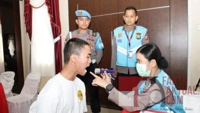 Seleksi Bintara Polri di Polda Kepri 601 Peserta Lolos Pemeriksaan Kesehatan Tahap I Seleksi Bintara Polri di Polda Kepri 601 Peserta Lolos Pemeriksaan Kesehatan Tahap I