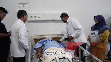 Dirjenpas Mashudi Jenguk Langsung Petugas Lapas yang Dirawat di RSUD Nabire