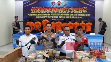 Ditpolairud Kepri Tangkap Komplotan Pencuri di Atas Kapal Asing Area Perairan Karimun