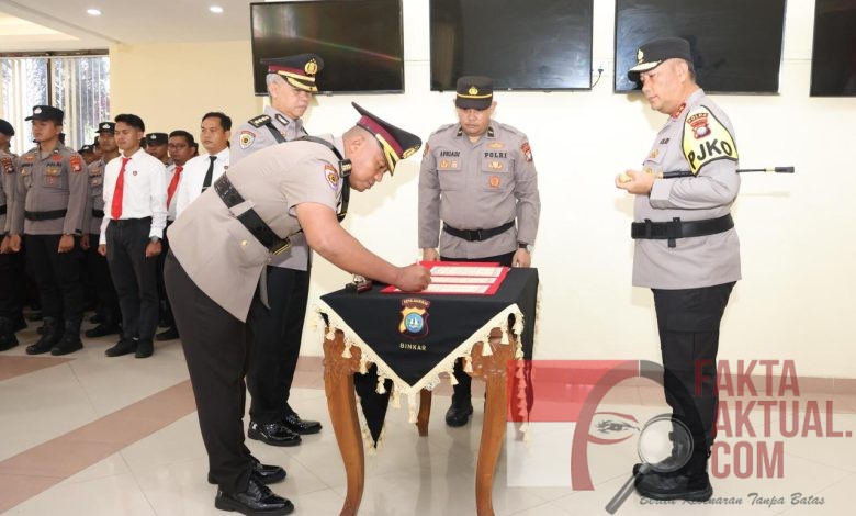 Kapolda Kepri Pimpin Sertijab Irwasda, Dansat Brimob dan Kapolres Kepulauan Anambas