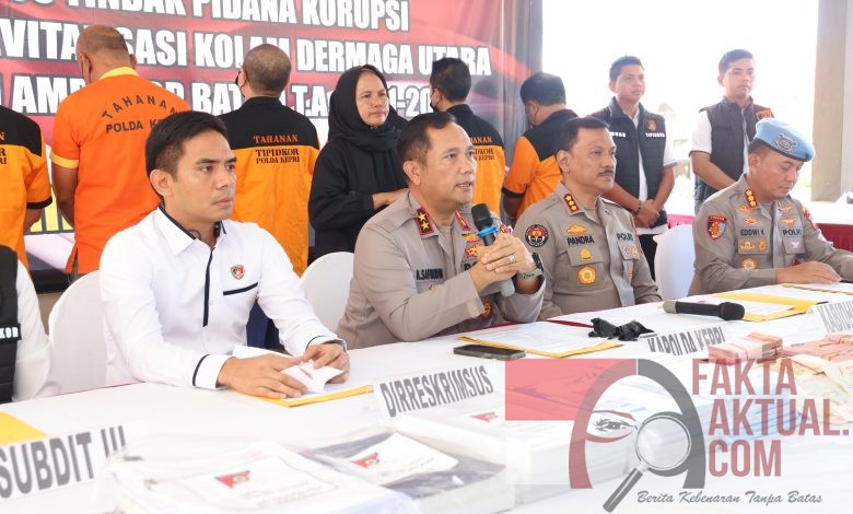 Ungkap Kasus Korupsi, Kapolda Kepri: Proyek Revitalisasi Dermaga Mengakibatkan Kerugian Negara 30,6 Miliar Rupiah