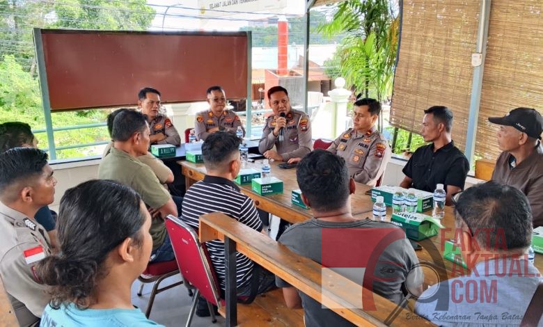 Polsek Nongsa Perkuat Sinergi dengan Pelaku Usaha Skrap untuk Cegah Maraknya Pencurian Besi di Kota Batam